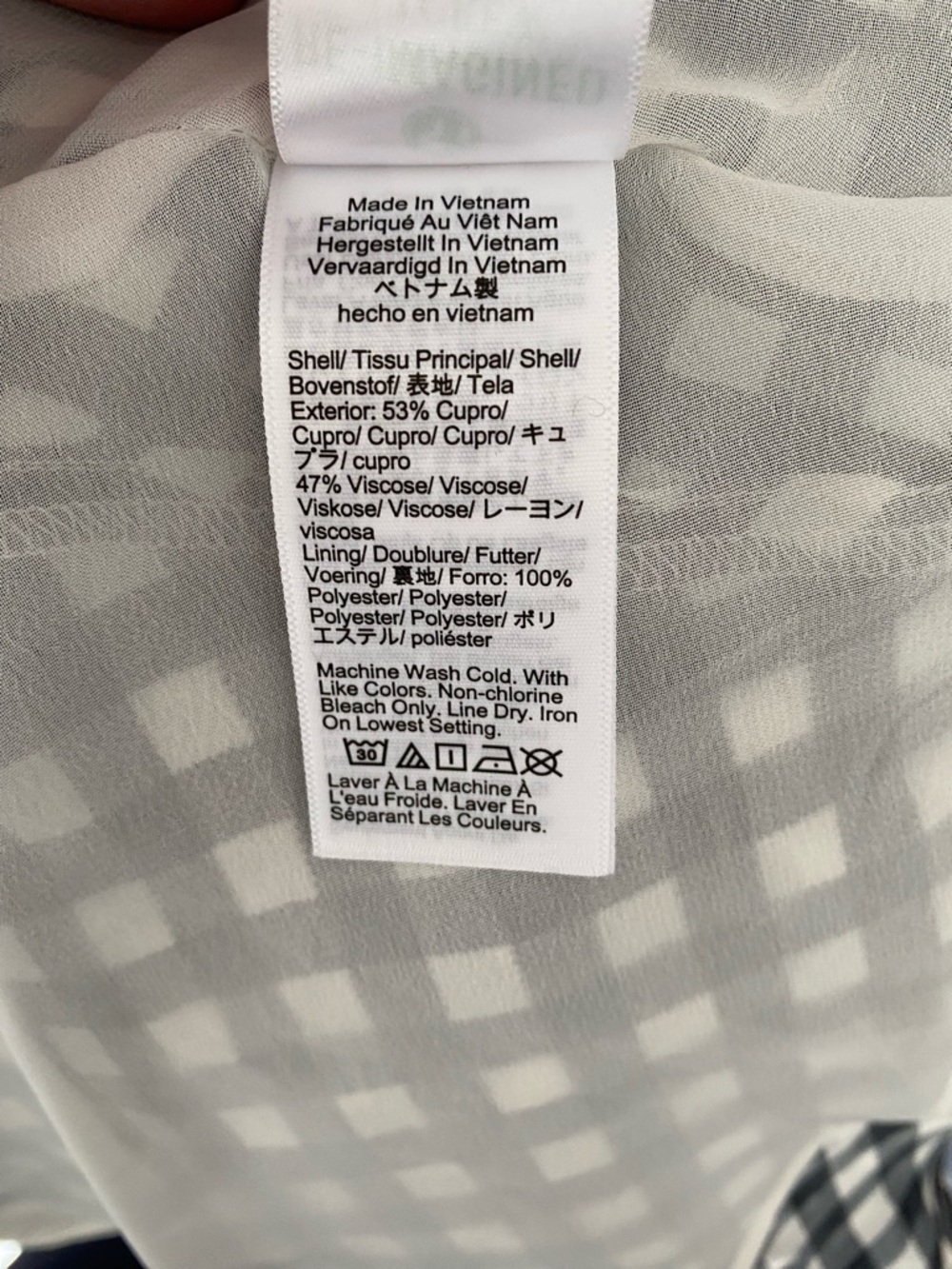 J. Crew Collection NWTs Silk Tie Neck Cap Sleeve Maxi Dress Gingham size 4 Black - Picture 13 of 13